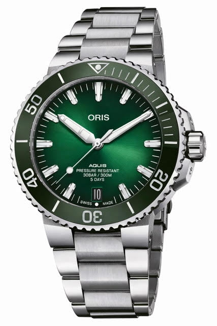ORIS Mod. AQUIS DATE CALIBRE 400 41,5MM -5 DAYS POWER RESERVE, 300M, CERAMIC BEZEL-0