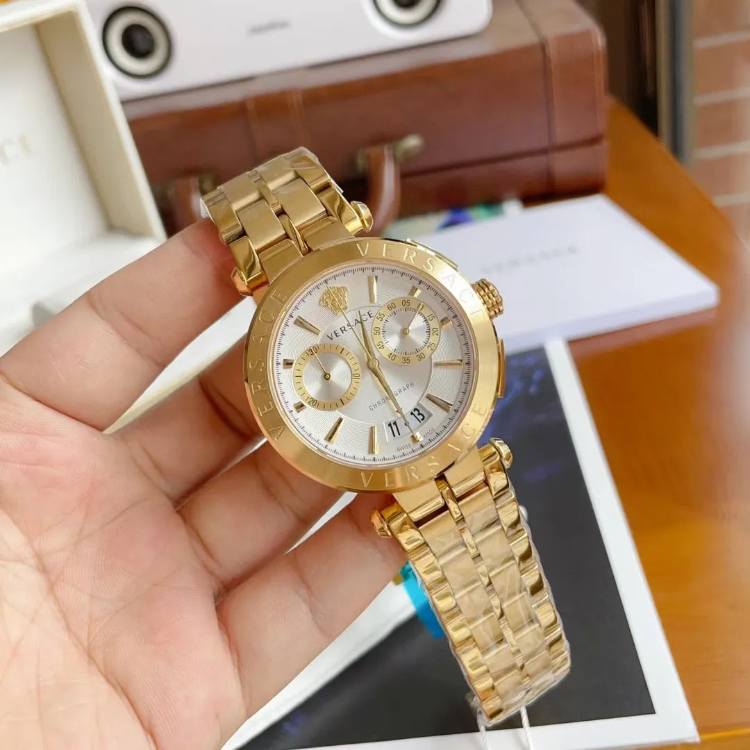 Versace VE1D00419 Aion chronograph men`s 45mm