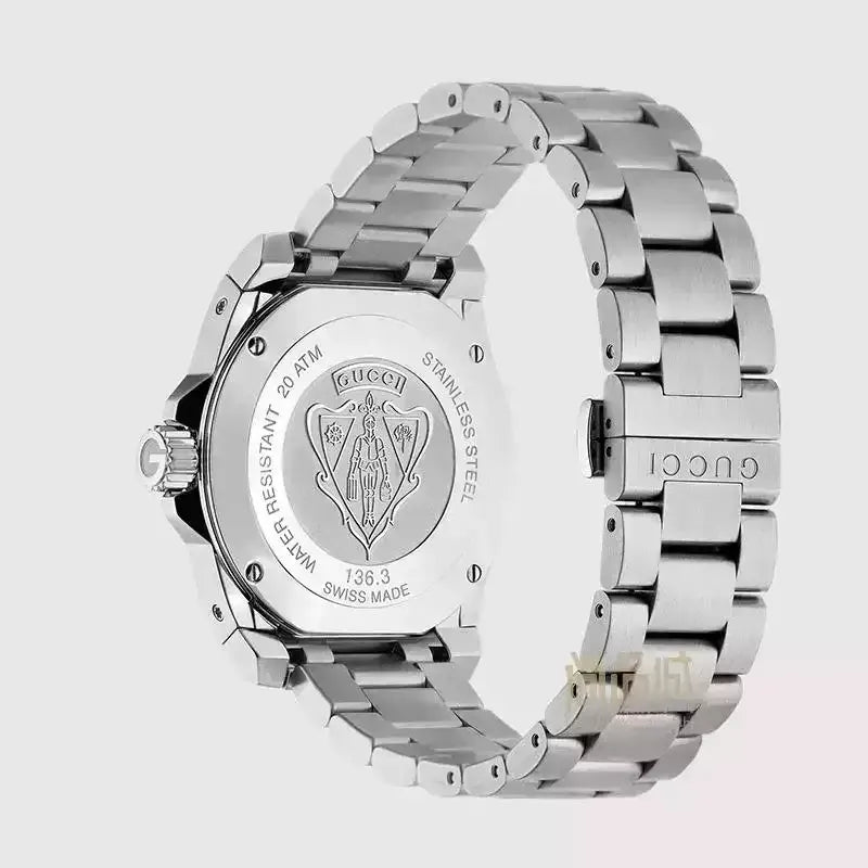 Gucci YA136301 Men's Dive Black Wristwatch 40mm