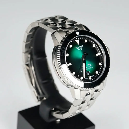 Tissot Seastar 1000 Powermatic 80 Green Dial 43MM Men's Watch T120.407.11.091.01