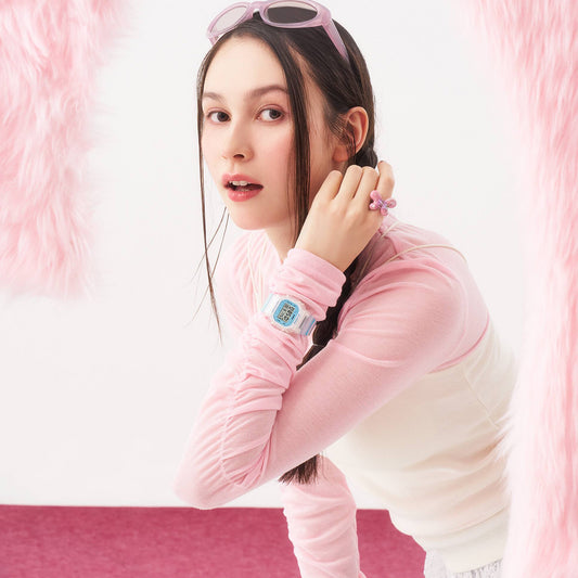 BABY-G Mod. 565 GLITTER CRYSTALS SERIE - LIGHT BLUE-1