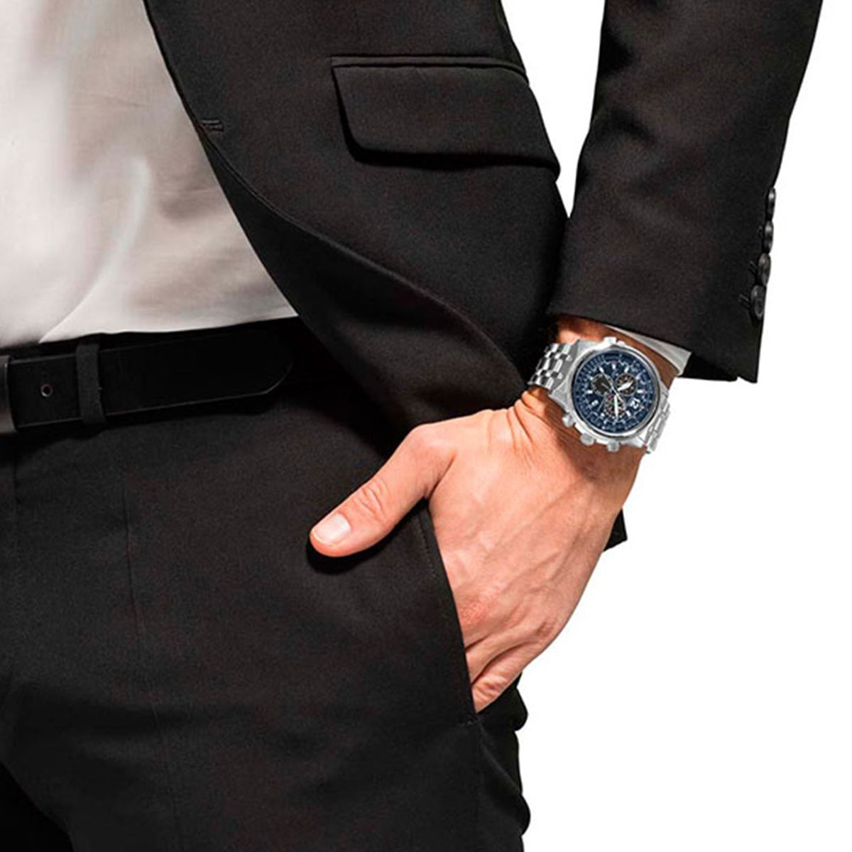 CITIZEN MOD. CRONO PILOT SUPER TITANIUM-4