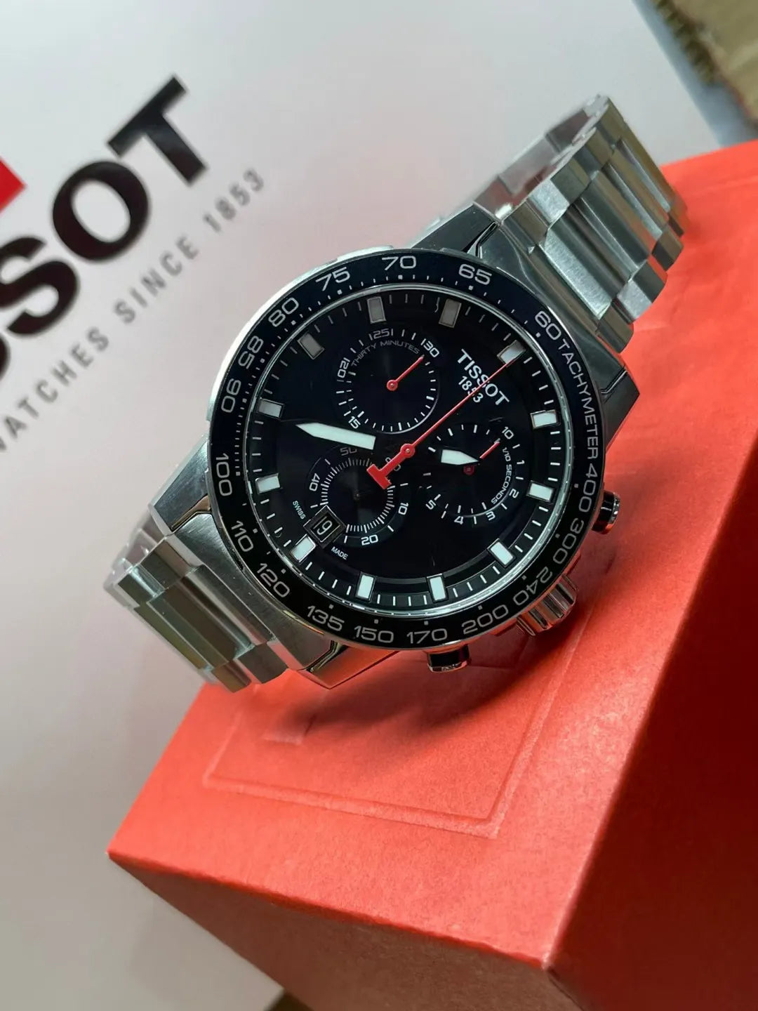 Tissot Chrono Black Dial Stainless Steel Men's Watch T125.617.11.051.00