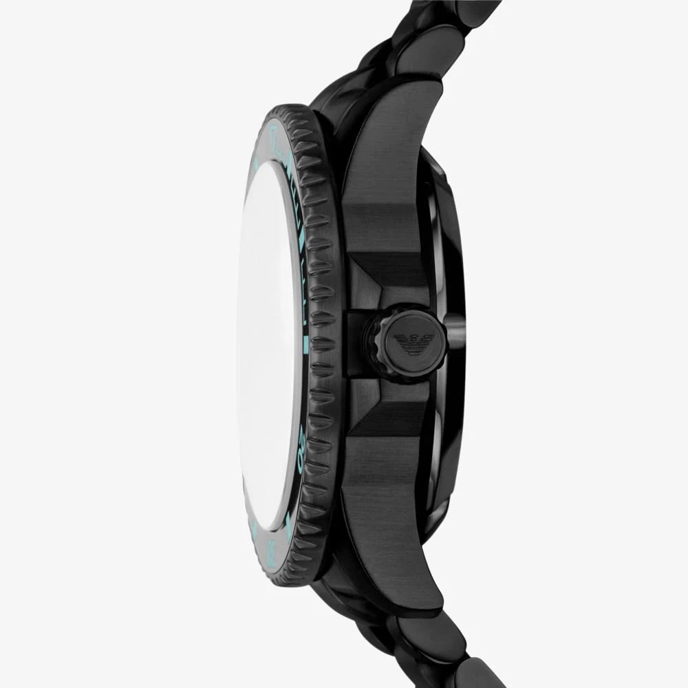 Emporio Armani Mens Sea Explorer Blue Dial Watch AR60084