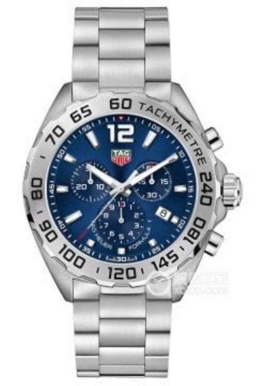 Tag Heuer Formula 1 Chronograph Blue Dial Quartz Watch Steel CAZ101K.BA0842
