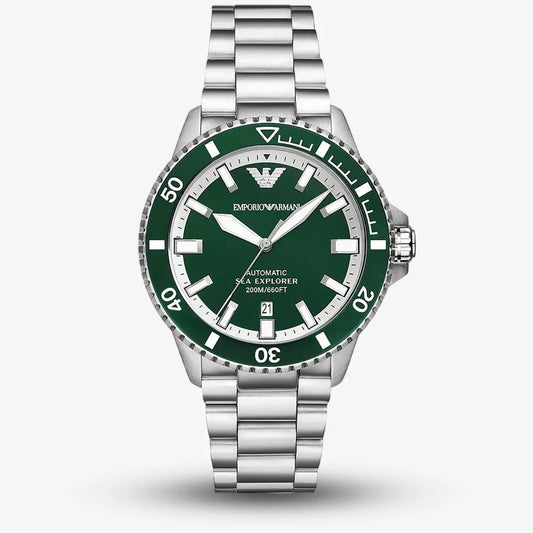 Emporio Armani Mens Sea Explorer Green Watch AR60080