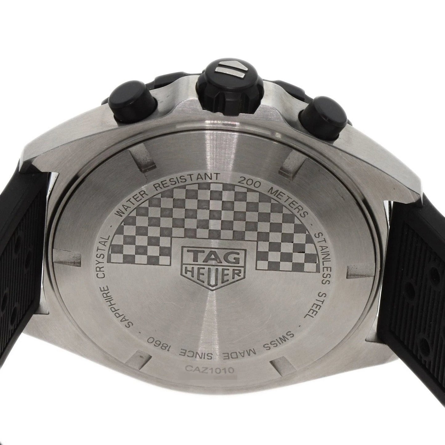 Tag Heuer Formula 1 Black Dial Black Leather Strap Watch for Men - CAZ1010.FT8024