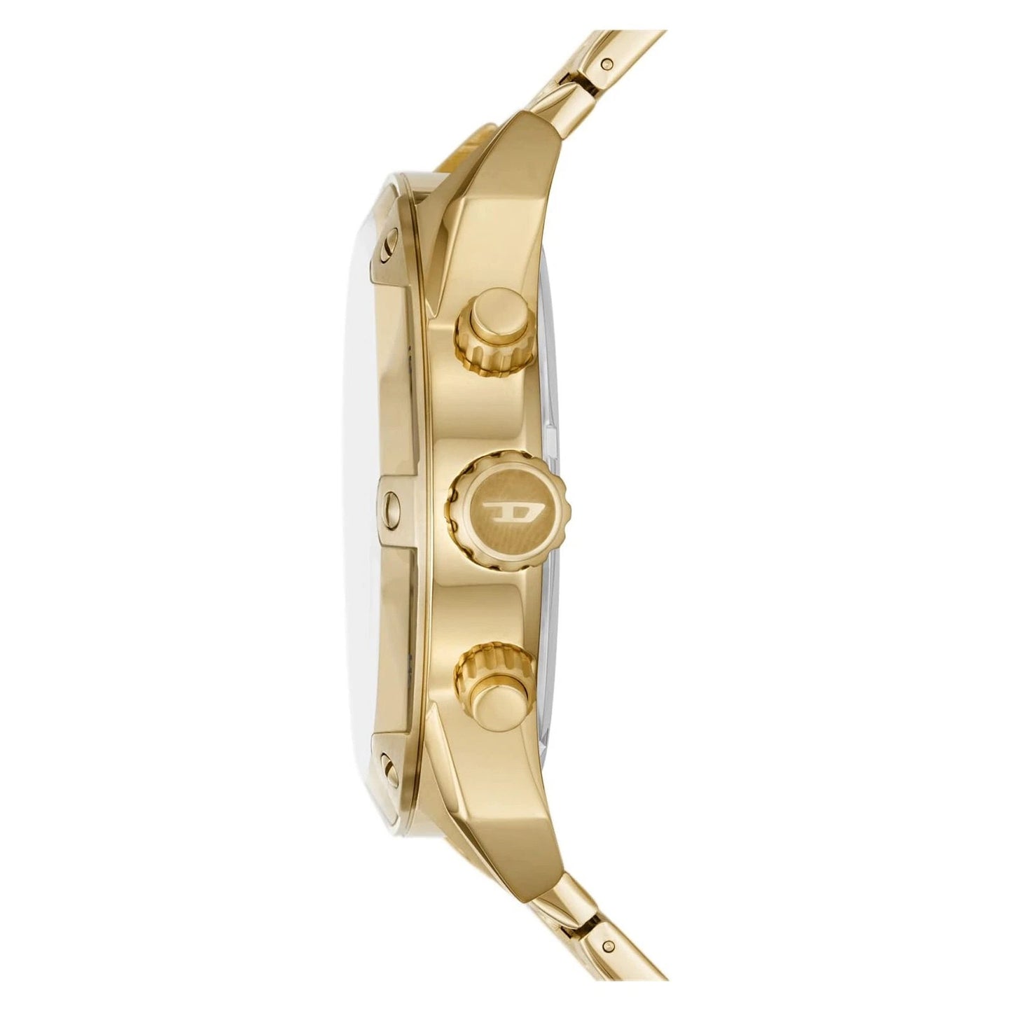 Brand New Diesel Spiked Gold Dial Chronograph DZ4608