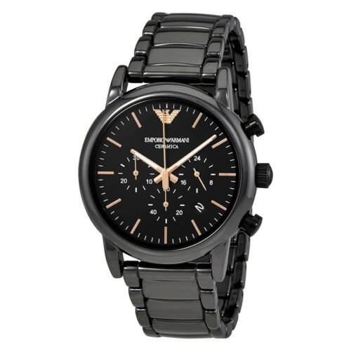Emporio Armani AR1509 Luigi Ceramic Black Men's Watch