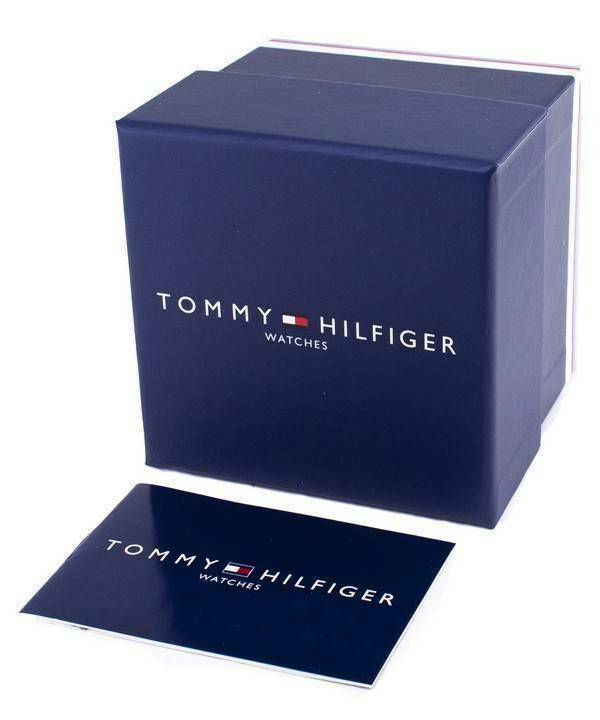 Tommy Hilfiger Watch Decker 1791474 Blue & Rose Gold Men's Watch