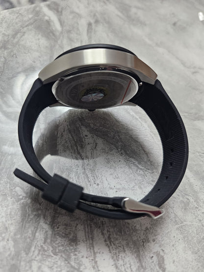 BaoDery BD1791549 Men's Chronograph Watch Black Dial Black Silicone strap