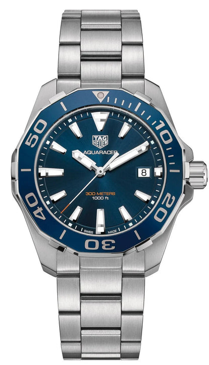Aquaracer Blue Dial Men's Watch Sale WAY111C.BA0928