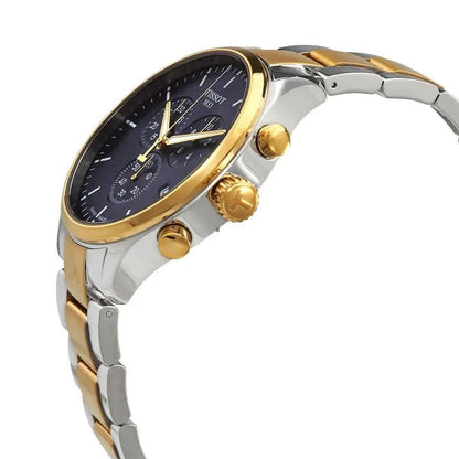 Tissot Chrono XL Classic Blue Dial Two Tone Steel Strap Watch for Men - T116.617.22.041.00