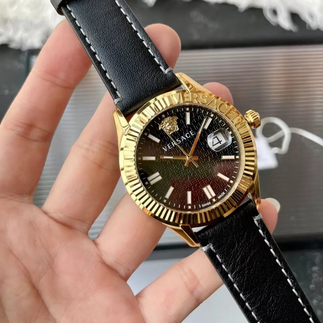 Versace Men's Greca Time Ion Plate VE3K00222