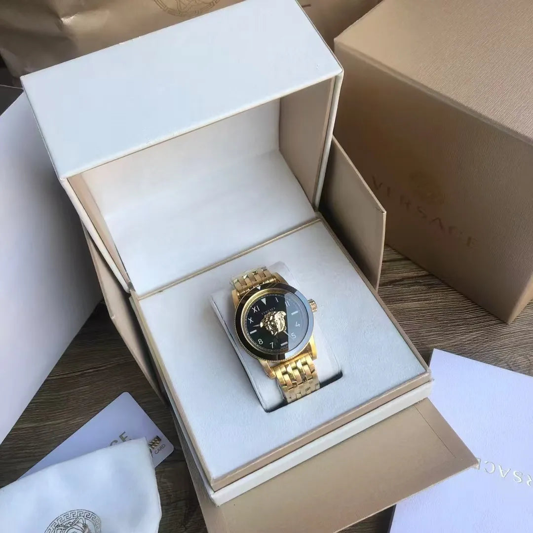Versace V-Palazzo Men's Gold Watch VE2V00322