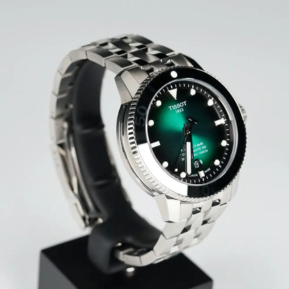 Tissot Seastar 1000 Powermatic 80 Green Dial 43MM Men's Watch T120.407.11.091.01