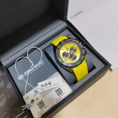 Formula 1 Yellow Chronograph Quartz Men’s Watch - CAZ101AM.FT8054