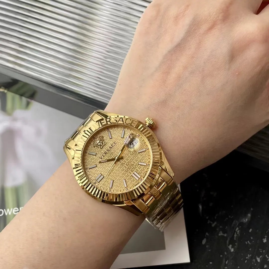 Versace Men's Greca Time Ion Plate VE3K00522