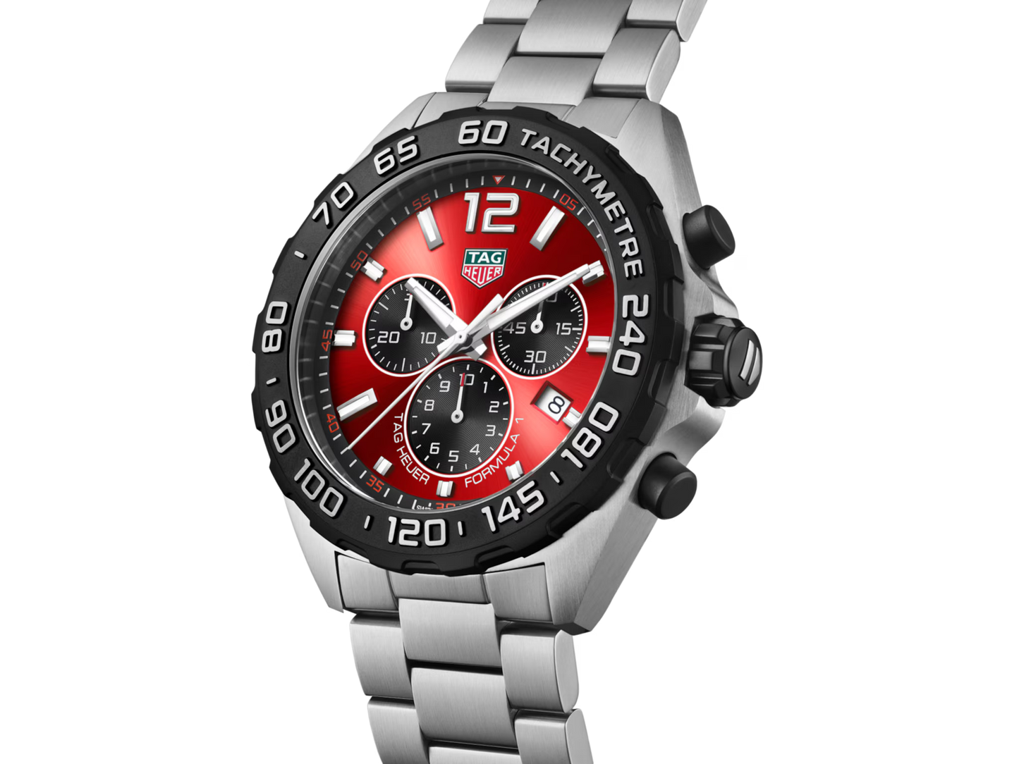 Formula 1 Chronograph Red Black Quartz Watch Steel CAZ101AN.BA0842