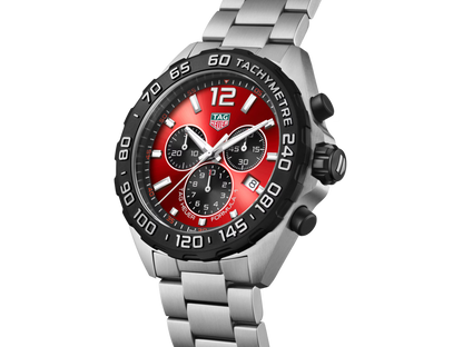Formula 1 Chronograph Red Black Quartz Watch Steel CAZ101AN.BA0842