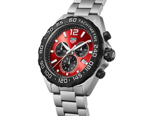 Formula 1 Chronograph Red Black Quartz Watch Steel CAZ101AN.BA0842
