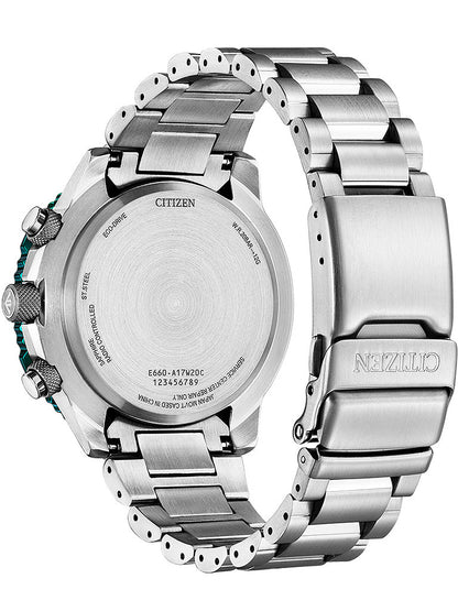 CITIZEN Mod. RADIOCONTROLLED Crono Pilot Steel-2