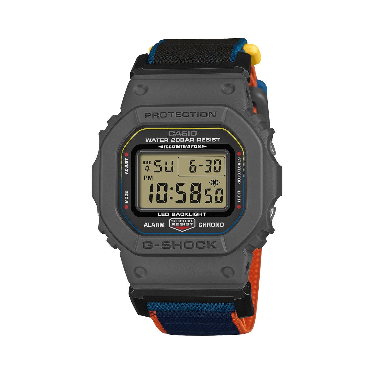CASIO G-SHOCK Mod. THE ORIGIN - MAGNETIC CLAP STRAP SERIE - GREY-0