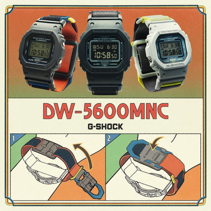 CASIO G-SHOCK Mod. THE ORIGIN - MAGNETIC CLAP STRAP SERIE - GREY-1