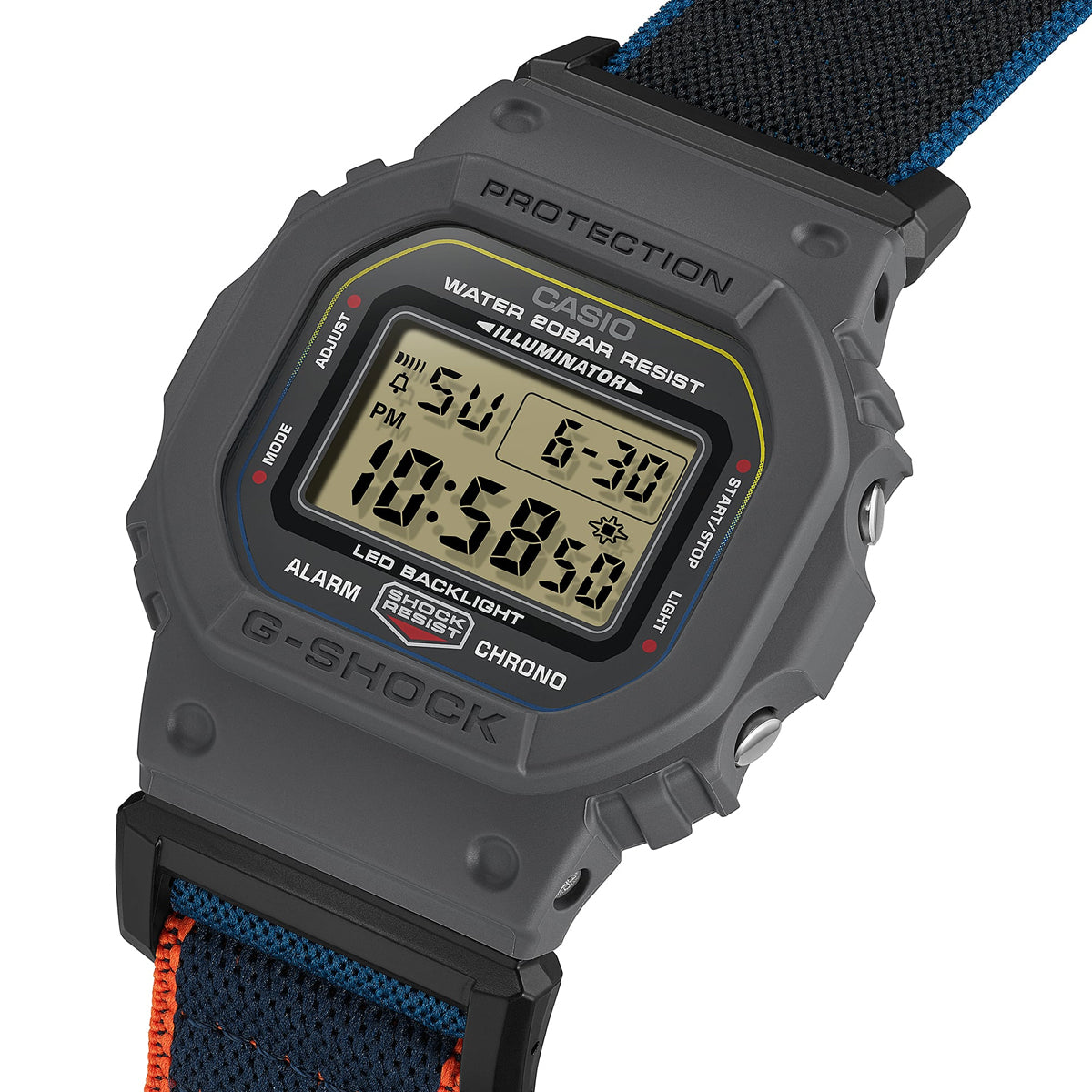 CASIO G-SHOCK Mod. THE ORIGIN - MAGNETIC CLAP STRAP SERIE - GREY-3