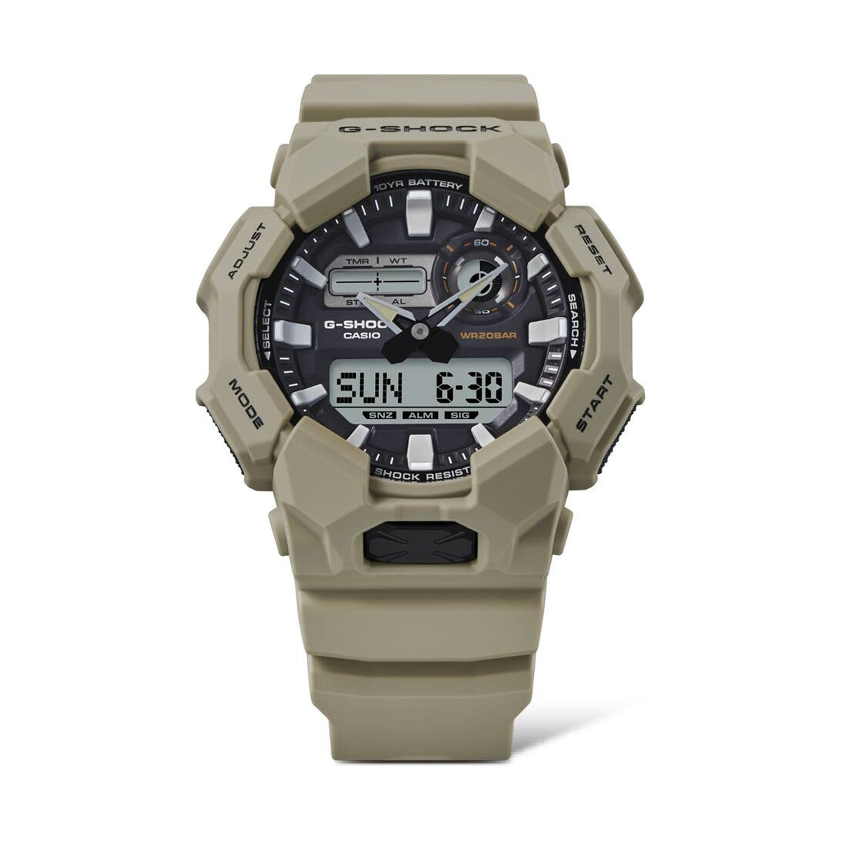 CASIO G-SHOCK Mod. NEW RUGGED BASIC Digital 10-Year Battery-9