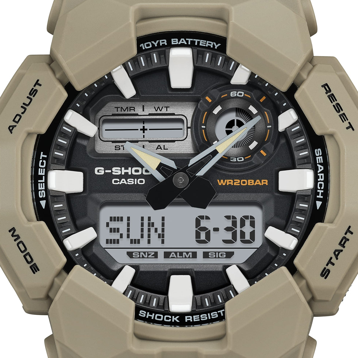 CASIO G-SHOCK Mod. NEW RUGGED BASIC Digital 10-Year Battery-11