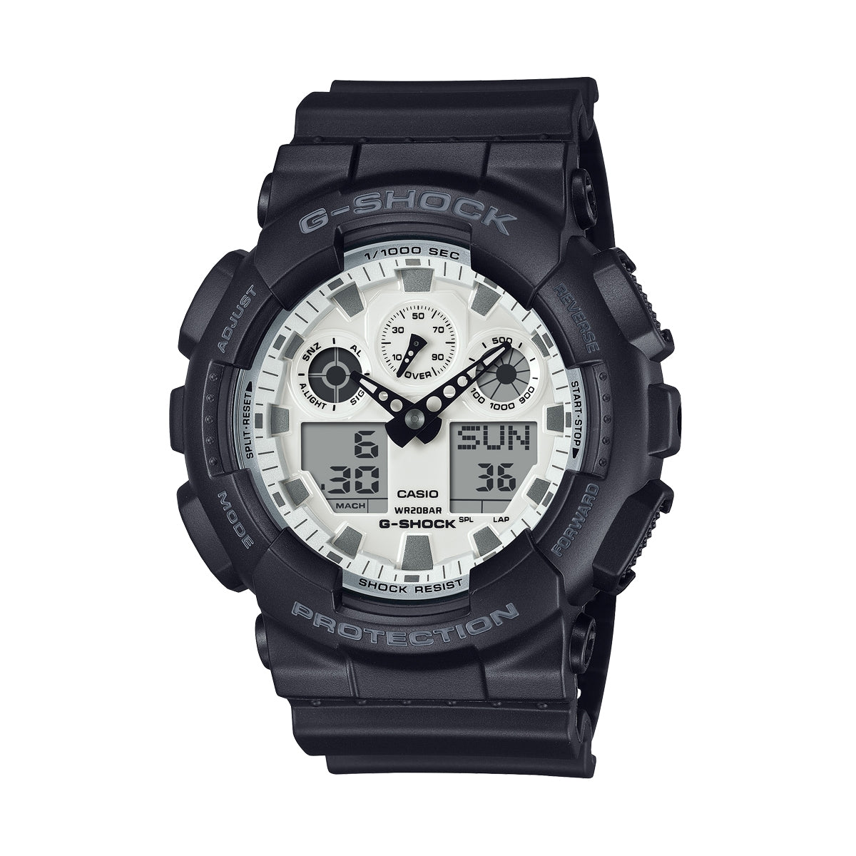 CASIO G-SHOCK Mod. OVERSIZE - BLACK AND BRILLIANT WHITE SERIE-0
