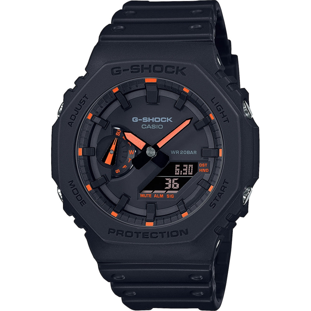 CASIO G-SHOCK Mod. OAK - Neon Orange Indexes-0