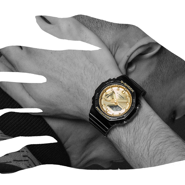 CASIO G-SHOCK Mod. OAK - Gold dial-4