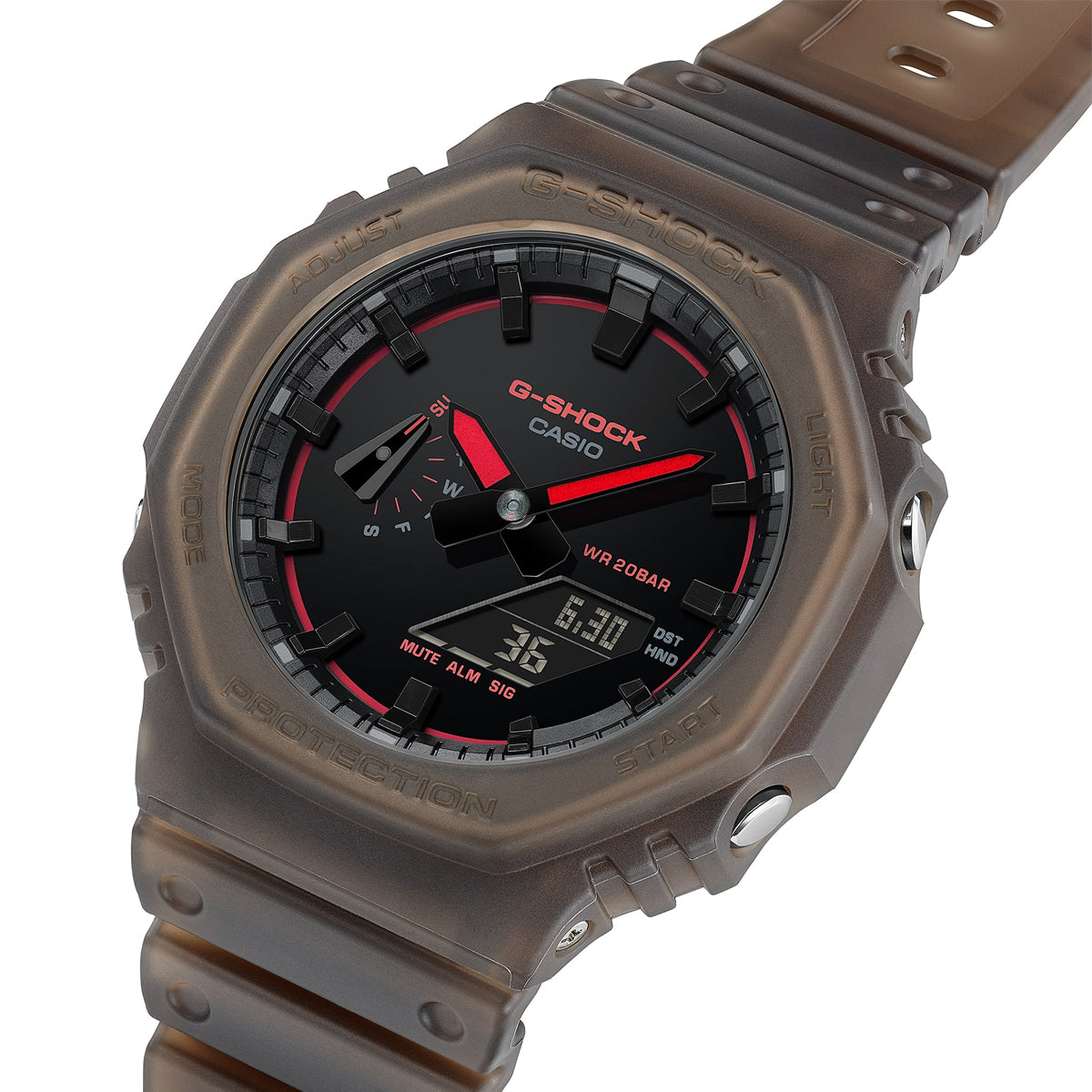 CASIO G-SHOCK Mod. OAK - SMOKE LIGHT SERIE - BROWN-3