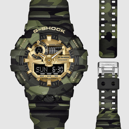 CASIO G-SHOCK Mod. BOLD - CAMO AND GOLD SERIE-3