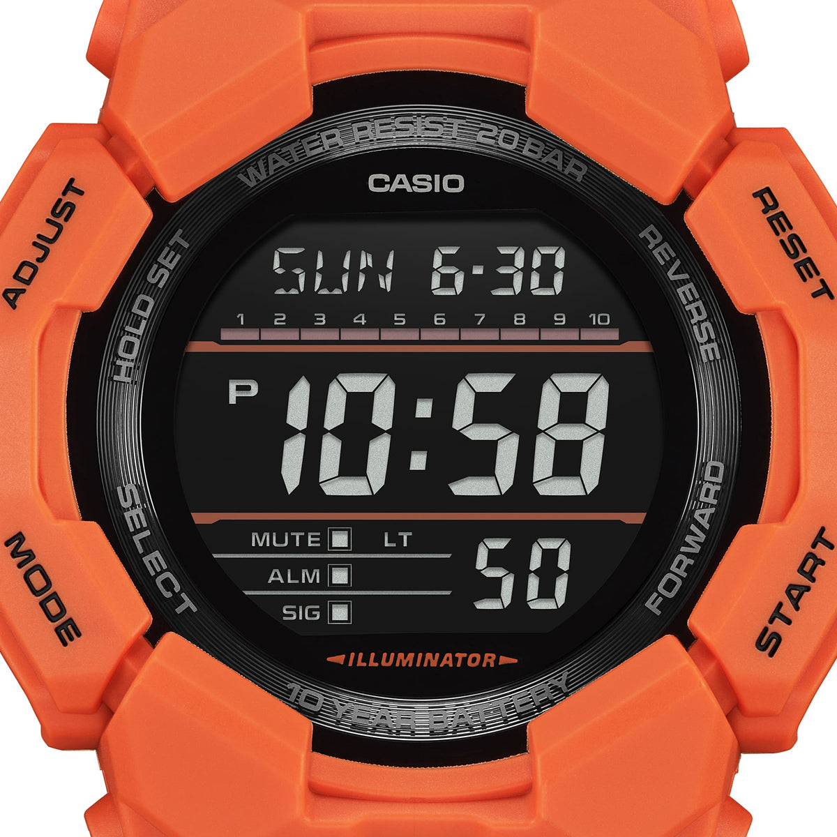 CASIO G-SHOCK Mod. GRAND DIGIT - ORANGE-3