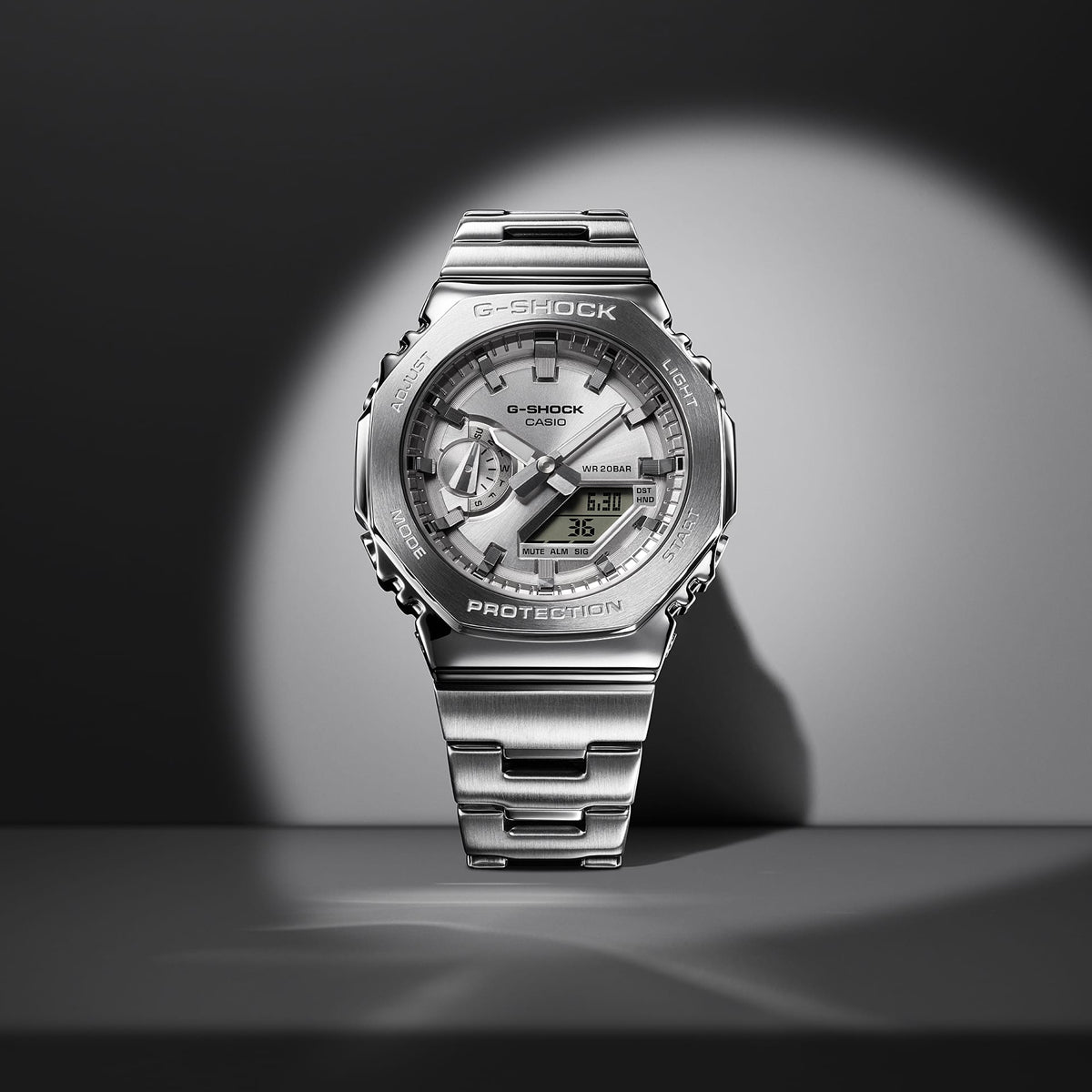 CASIO G-SHOCK Mod. OAK G-STEEL CLASSIC SILVER-10