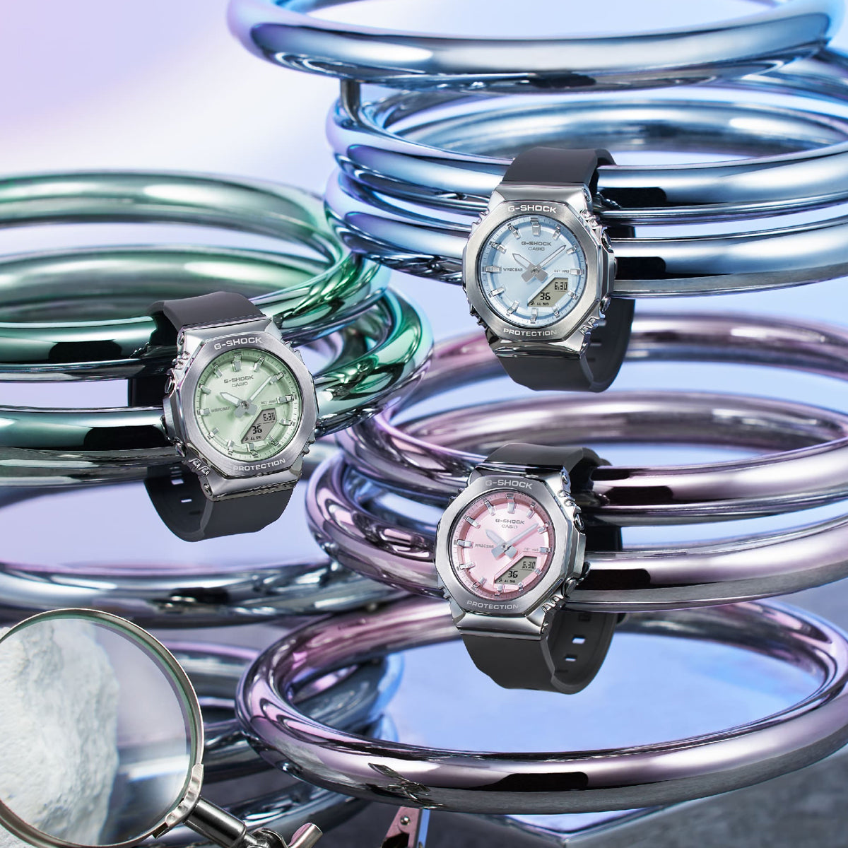 CASIO G-SHOCK Mod. MINI OAK G-STEEL PINK-6