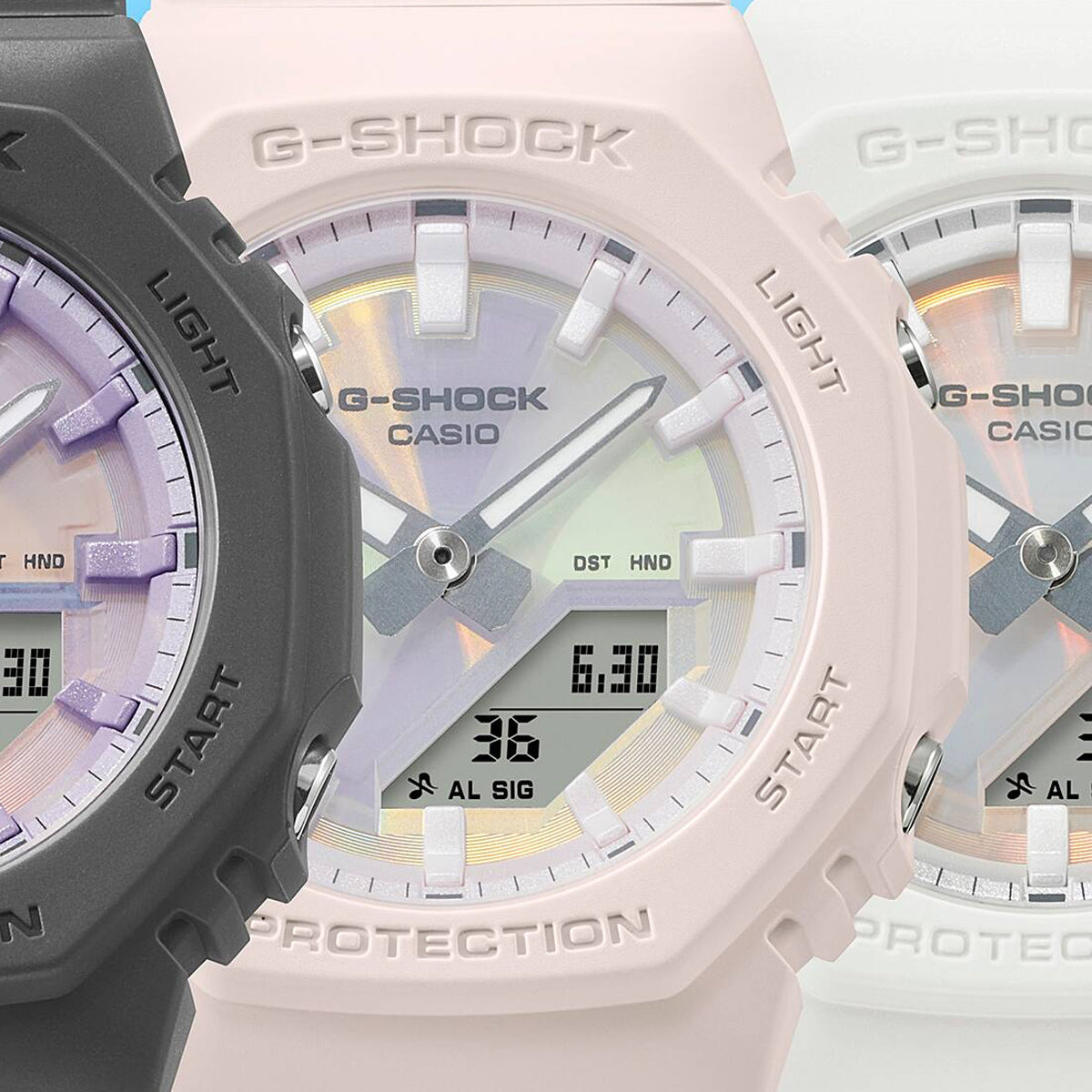 CASIO G-SHOCK Mod. OAK COMPACT TONE ON TONE SERIE - POLARIZED DIAL SERIE - PINK, MOP-2