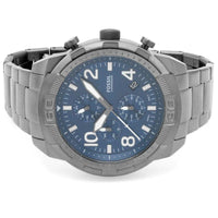 Fossil FS5711 Bronson Chronograph Smoke Blue Dial Stainless Steel Watch