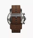 Fossil JR1424 Nate Chronograph Brown Leather Watch