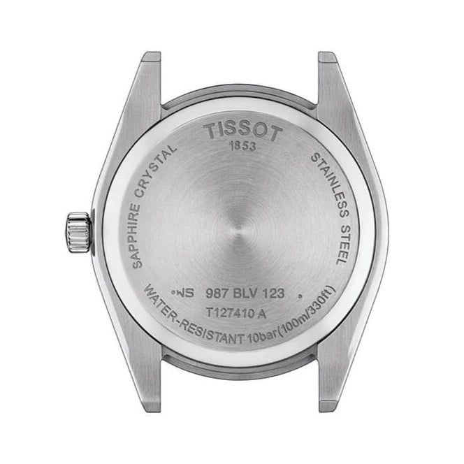 Tissot Gentleman Silver Dial Silver Steel Strap Watch For Men - T127.410.11.031.00