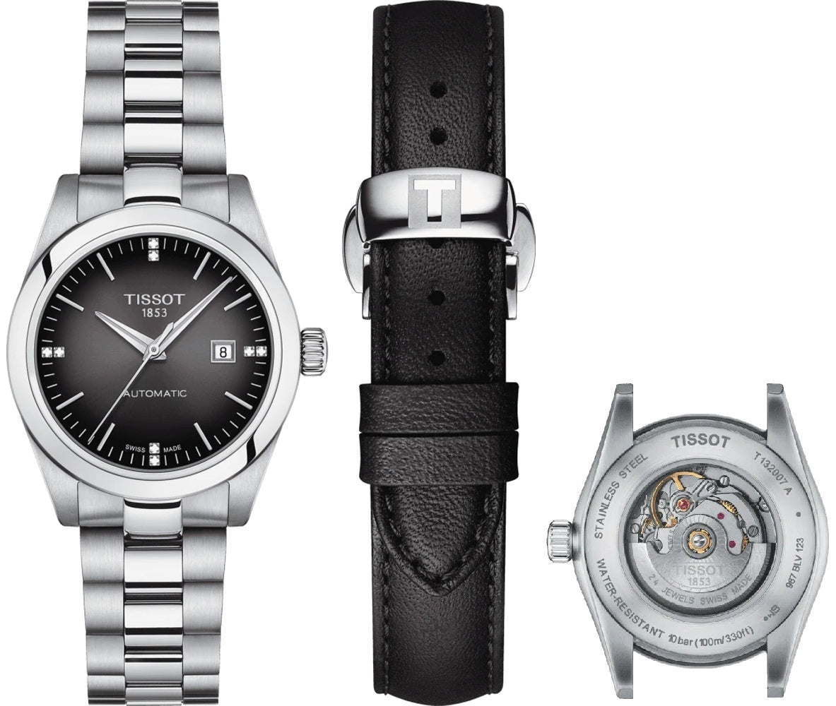 TISSOT Mod. T-MY LADY AUTOMATIC W-DIAMONDS Special Pack + Extra Strap-0