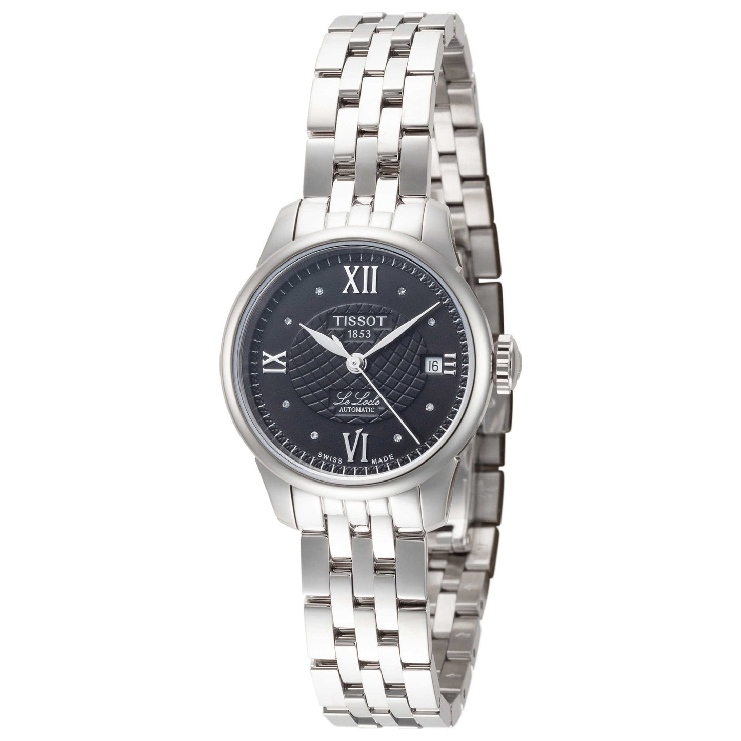 TISSOT Mod. LE LOCLE Automatic - Indexes 8 certified diamonds-0