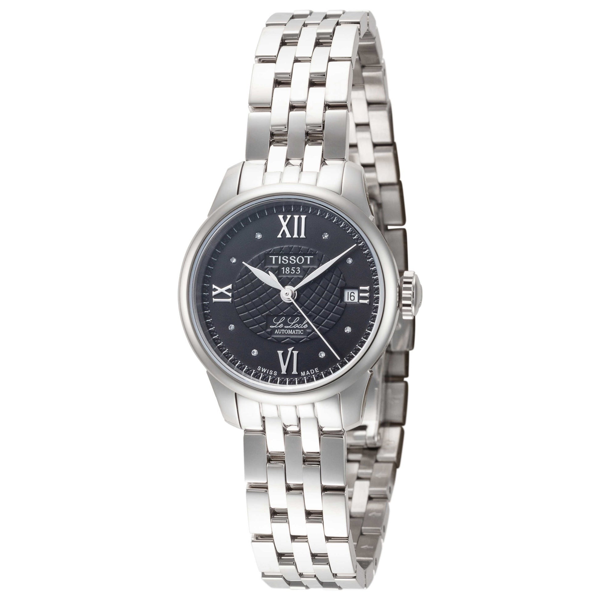 TISSOT Mod. LE LOCLE Automatic - Indexes 8 certified diamonds-0