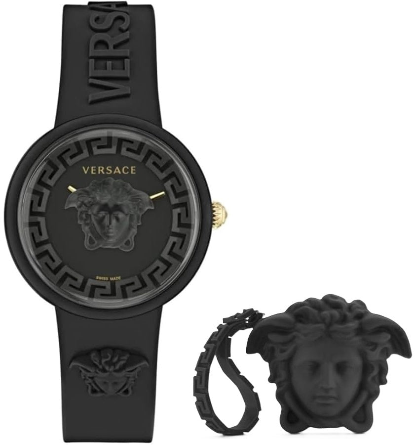VERSACE Mod. MEDUSA POP + VERSACE BLACK SILICON PURSE-0