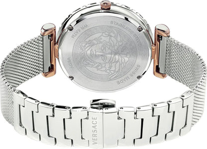 Palazzo Empire Silver Dial Silver Mesh Bracelet Watch for Women - VEDV00419