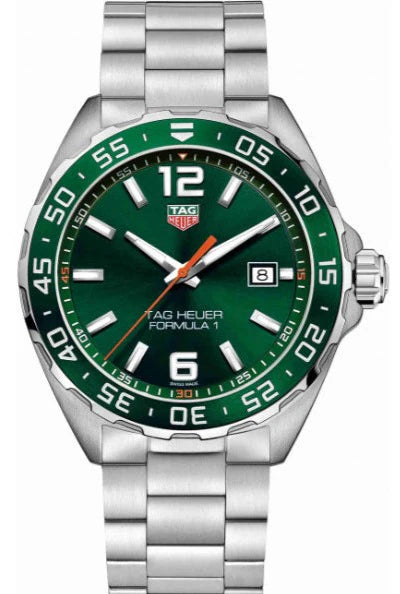 Formula 1 Limited Edition Green Dial Watch for Men - WAZ1017.BA0842
