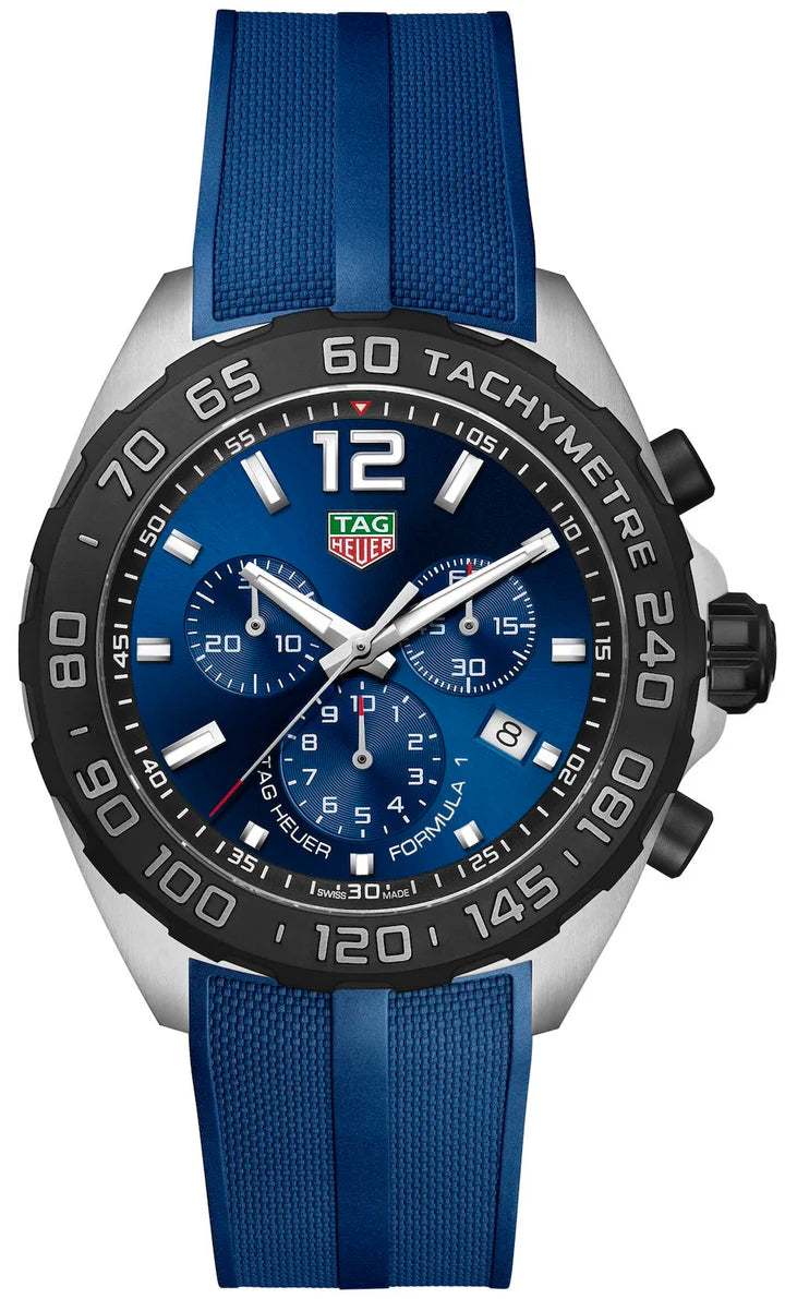 TAG Heuer Formula 1 Chronograph Blue Dial Rubber - CAZ101AV.FT8077